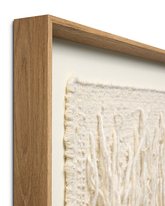 Ivory Falls Ivory/Ivory 4'x3'2" Wall Art